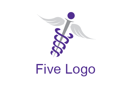 caduceus stick logo