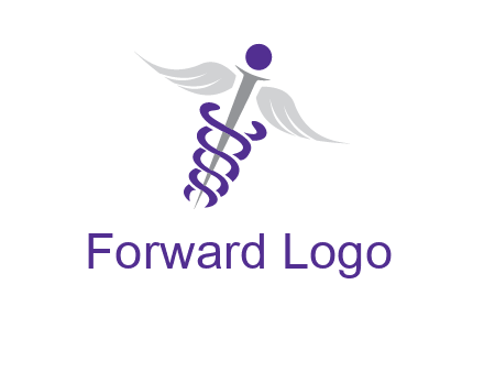 caduceus stick logo