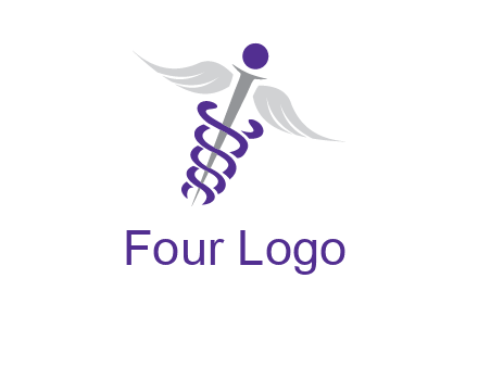 caduceus stick logo