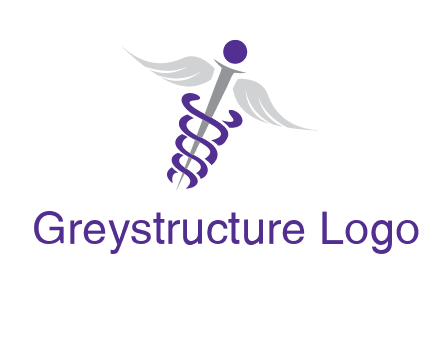 caduceus stick logo
