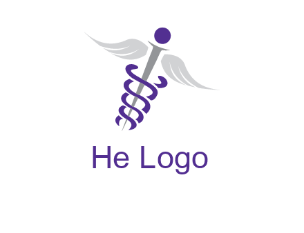 caduceus stick logo
