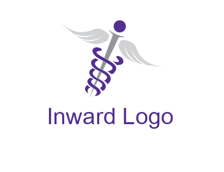 caduceus stick logo