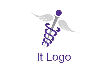 caduceus stick logo