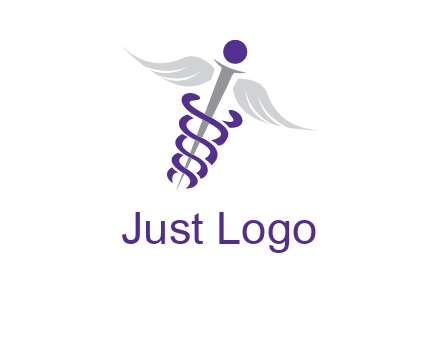 caduceus stick logo