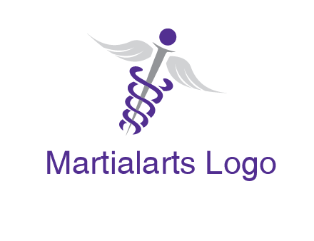caduceus stick logo