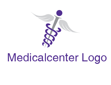 caduceus stick logo
