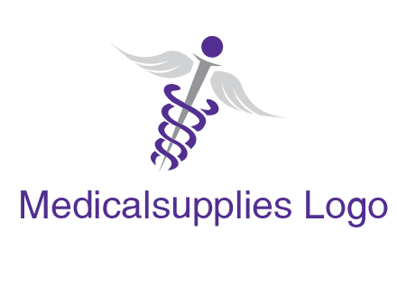caduceus stick logo