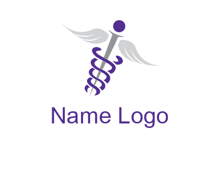 caduceus stick logo