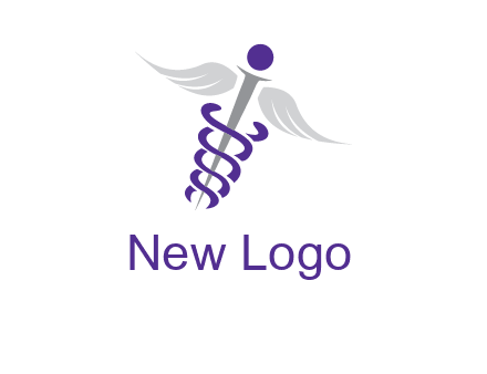 caduceus stick logo