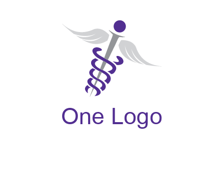 caduceus stick logo