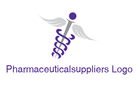 caduceus stick logo
