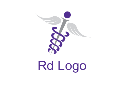 caduceus stick logo