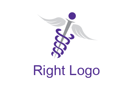 caduceus stick logo