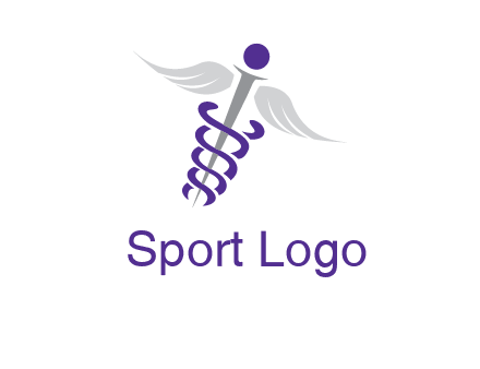 caduceus stick logo