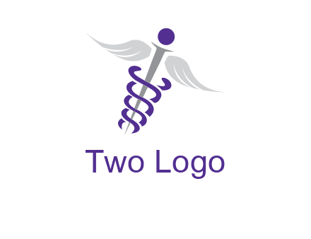 caduceus stick logo
