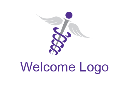 caduceus stick logo