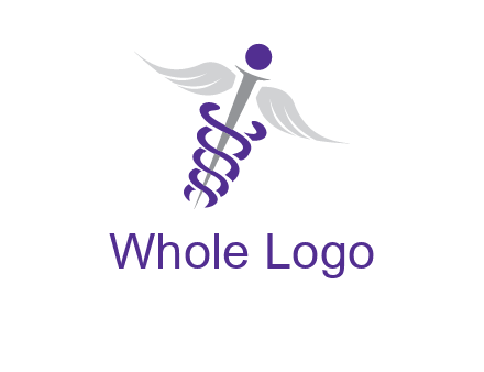 caduceus stick logo