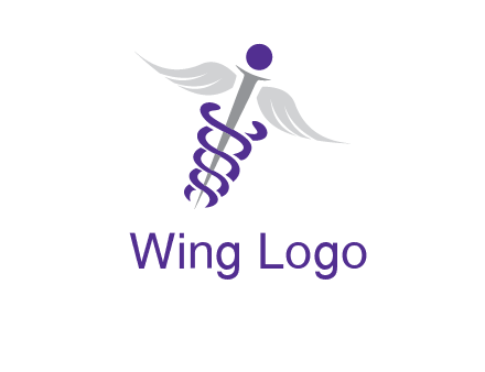 caduceus stick logo