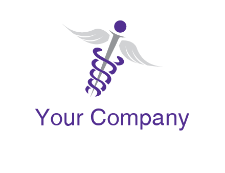 caduceus stick logo