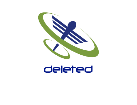 satellite dish communication logo