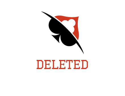 spade and club card game icon