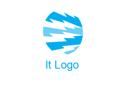 lightning bolts engineering logo