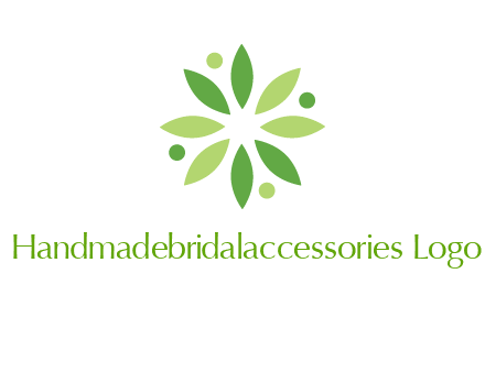 flower swoosh people employment logo