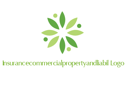 flower swoosh people employment logo