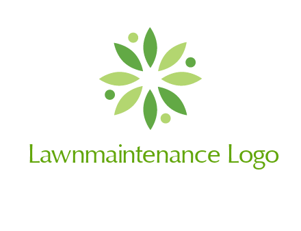 flower swoosh people employment logo