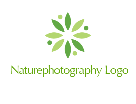 flower swoosh people employment logo