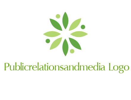 flower swoosh people employment logo