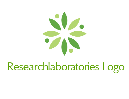flower swoosh people employment logo