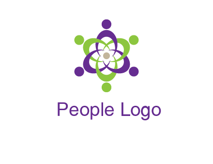 swoosh people employment logo