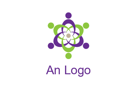 swoosh people employment logo