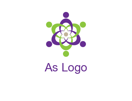swoosh people employment logo
