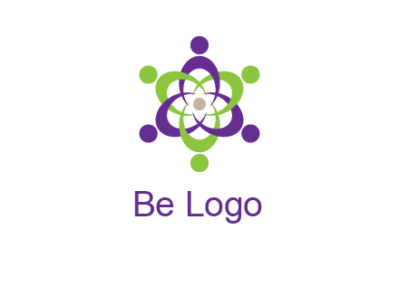 swoosh people employment logo