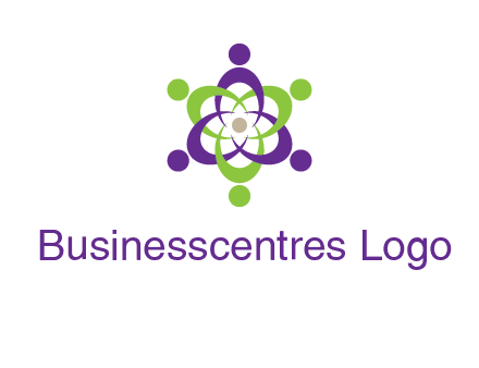 swoosh people employment logo