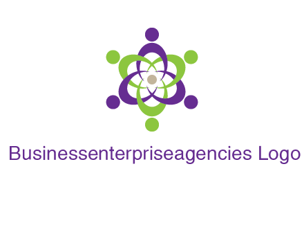 swoosh people employment logo
