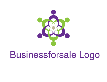 swoosh people employment logo