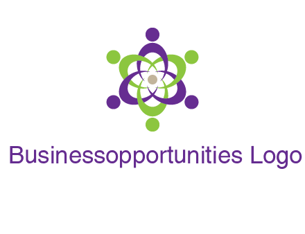 swoosh people employment logo