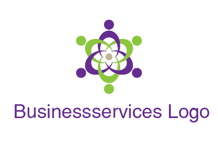 swoosh people employment logo