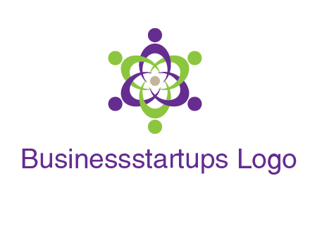 swoosh people employment logo