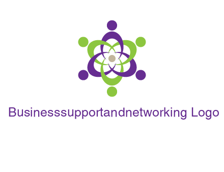 swoosh people employment logo