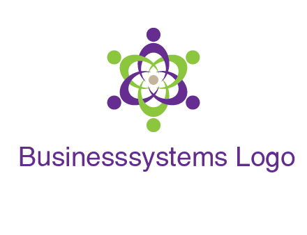 swoosh people employment logo
