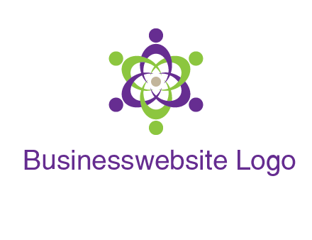 swoosh people employment logo