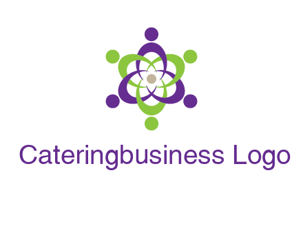 swoosh people employment logo