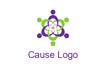 swoosh people employment logo