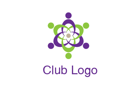 swoosh people employment logo