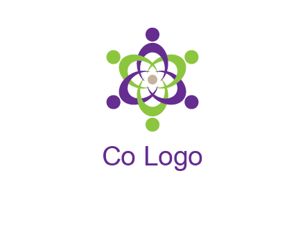 swoosh people employment logo
