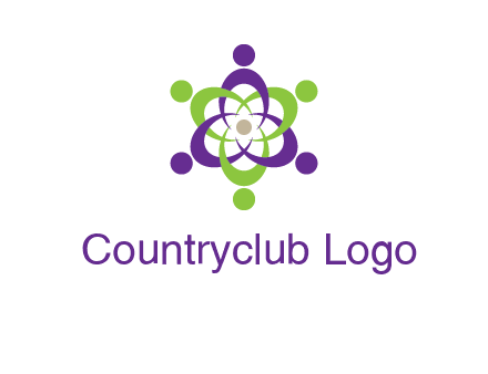 swoosh people employment logo